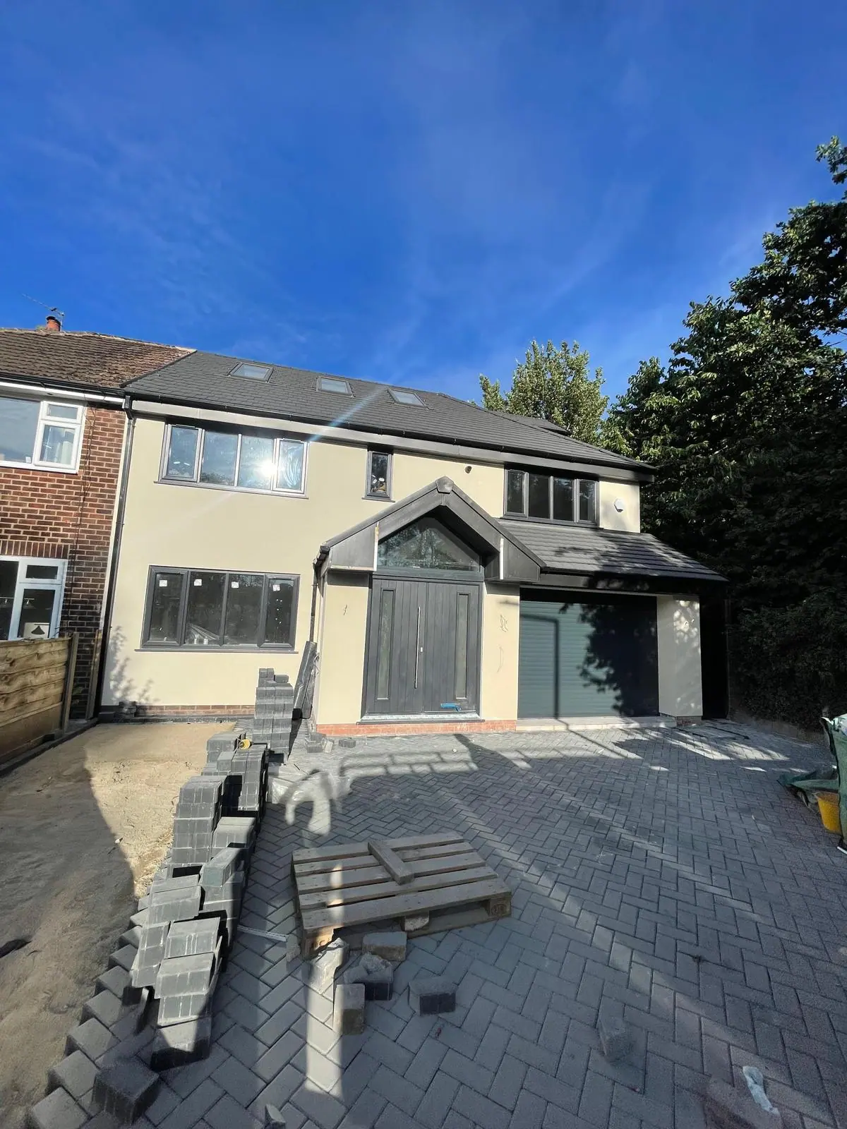 Rear elevation and external works